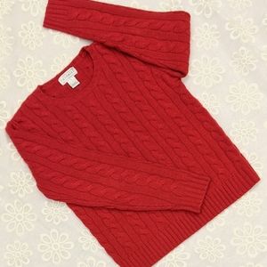 Sutton Studio cashmere cable knit sweater